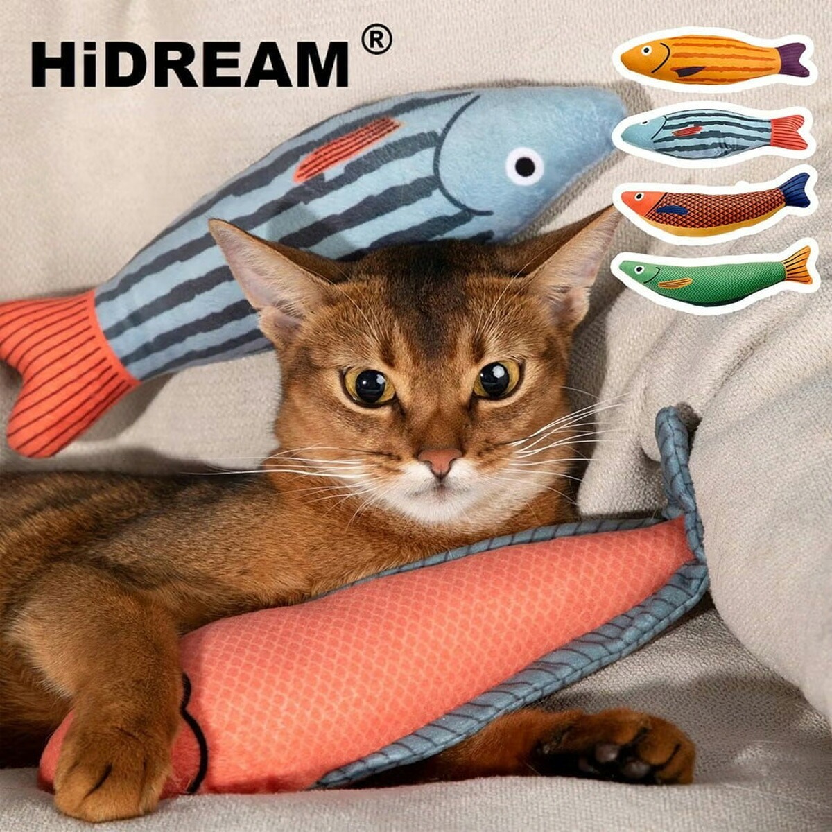 HIDREAM 貓玩具．貓薄荷大刀魚