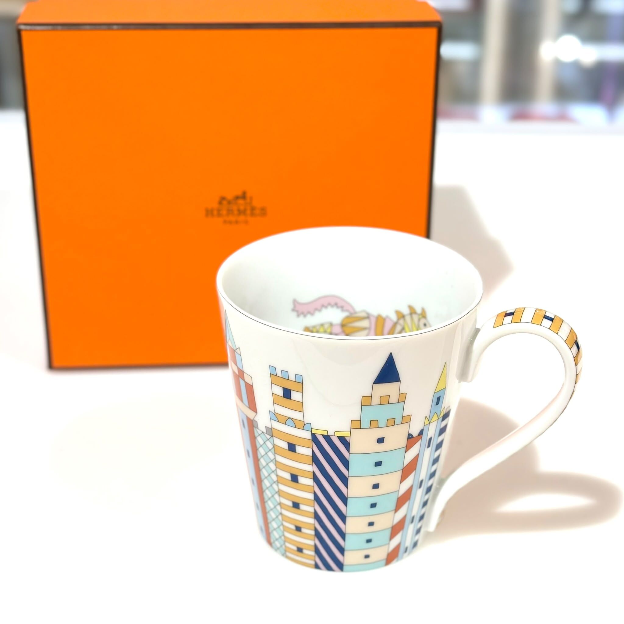 全新HERMES馬克杯 Epopee Castle Mug 彩色城堡 #BRAND NEW #香榭站正品