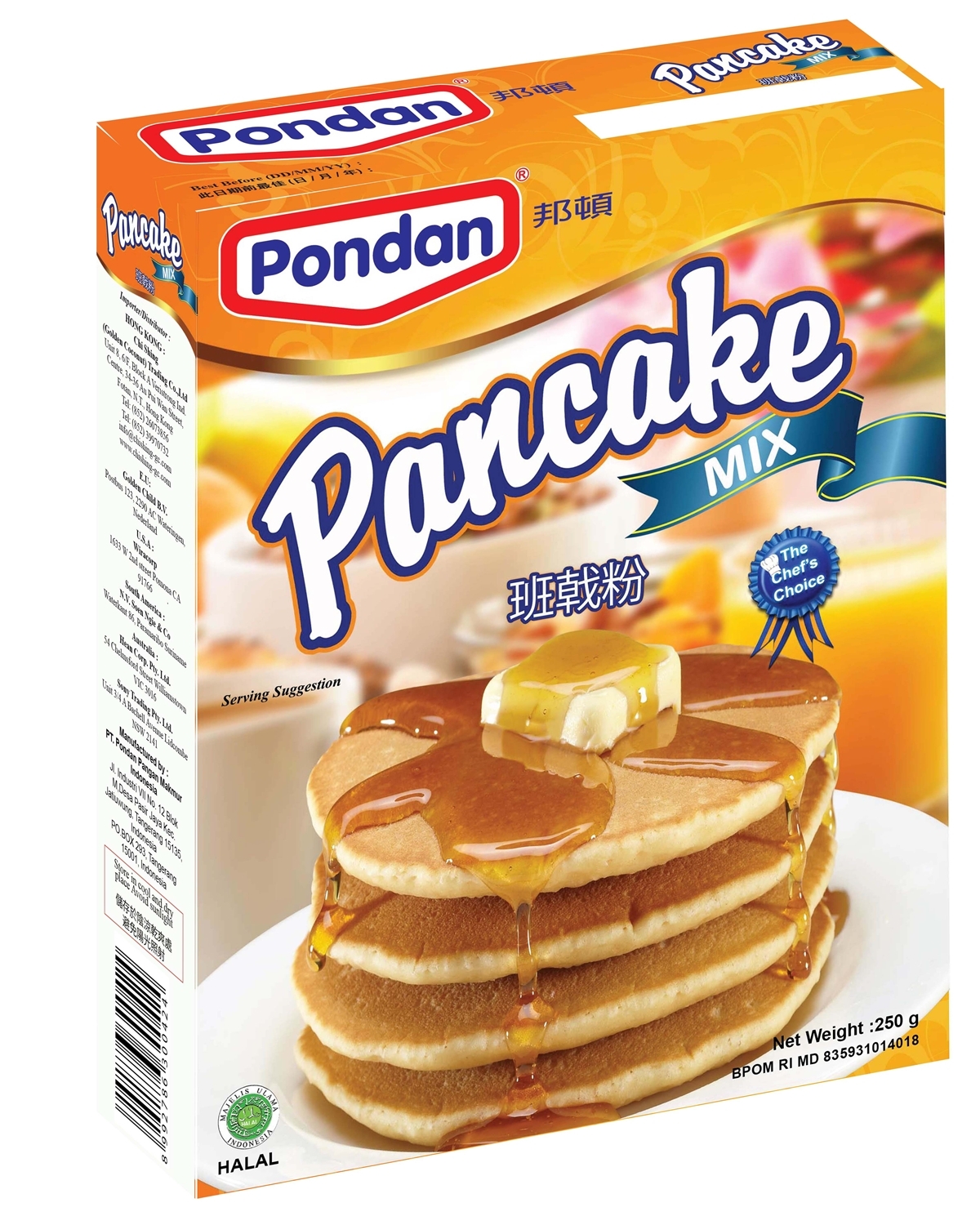 Pondan Pancake Mix (250g)
