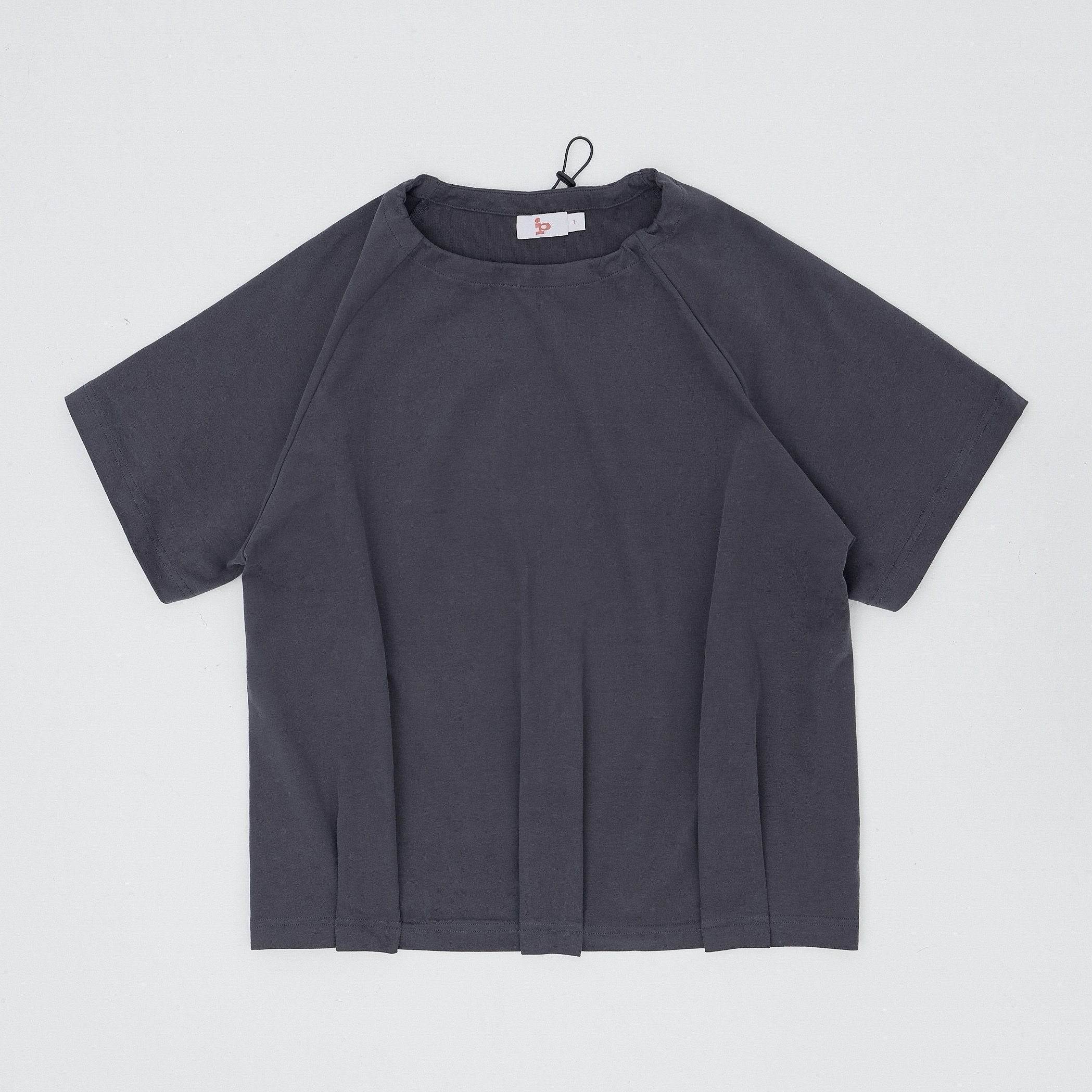 pip / Drawcord Raglan T-Shirt (Grey)