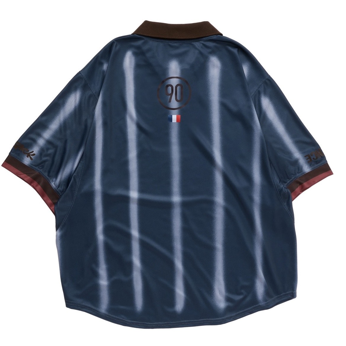 【代購/高街神作】 CJ x Nike France Total 90 復古翻領短袖足球衣 法國隊 漸層藍