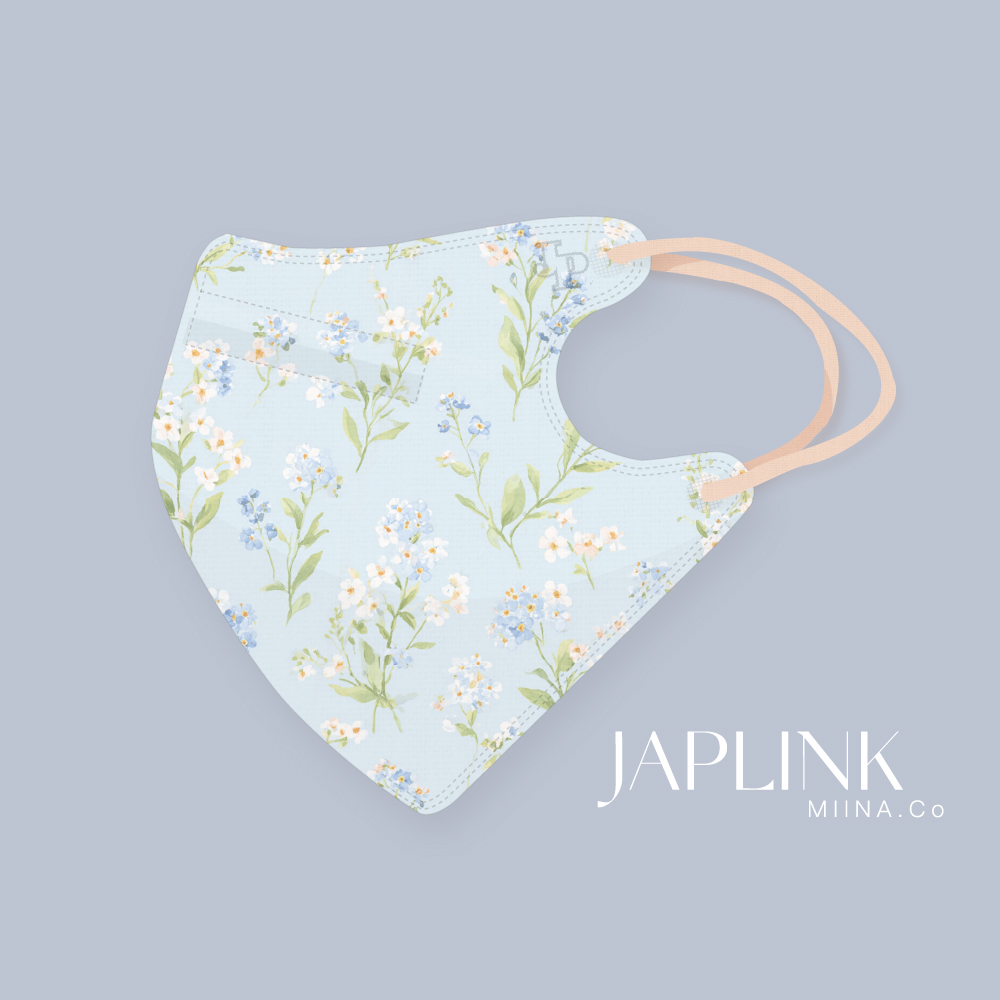 JAPLINK MASK 立體口罩【 HEPA 設計款 】晴嵐花語
