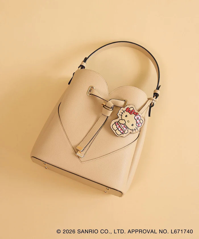 26132 Sanrio Hello Kitty × VIS 聯乘 心形索繩 兩用包 #JP-VIS26