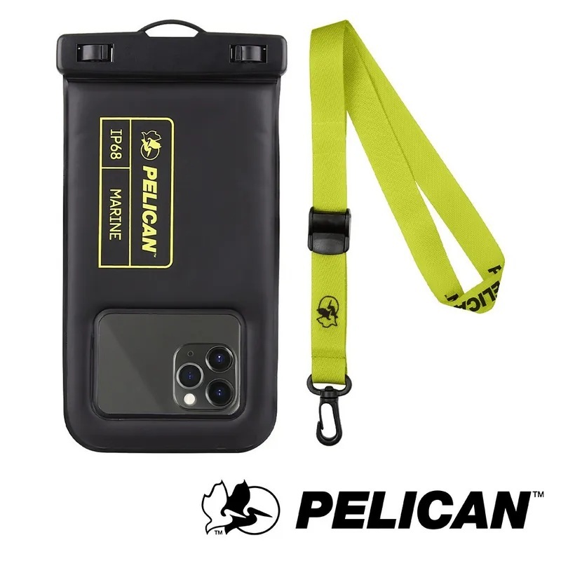 美國 Pelican 派力肯 Marine 陸戰隊防水飄浮手機袋 不只軍規，更是軍用！