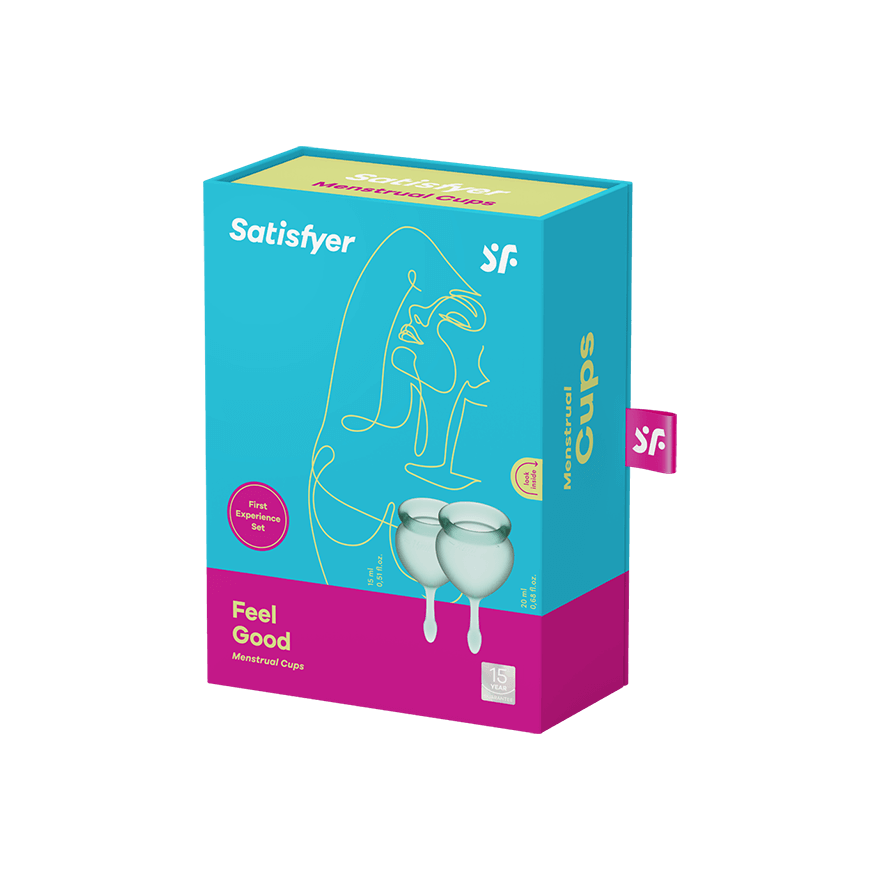 Satisfyer Feel Good Menstrual Cup Light Green