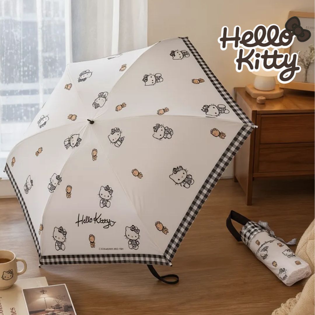 HELLO KITTY 防曬縮骨遮| 雨傘