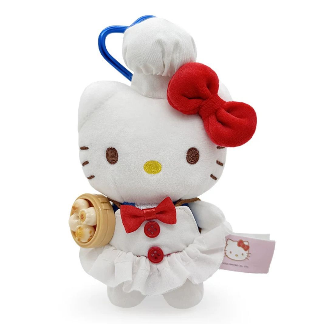 Hello Kitty Sanrio 4吋毛絨公仔 鎖匙扣飾物(包子)
