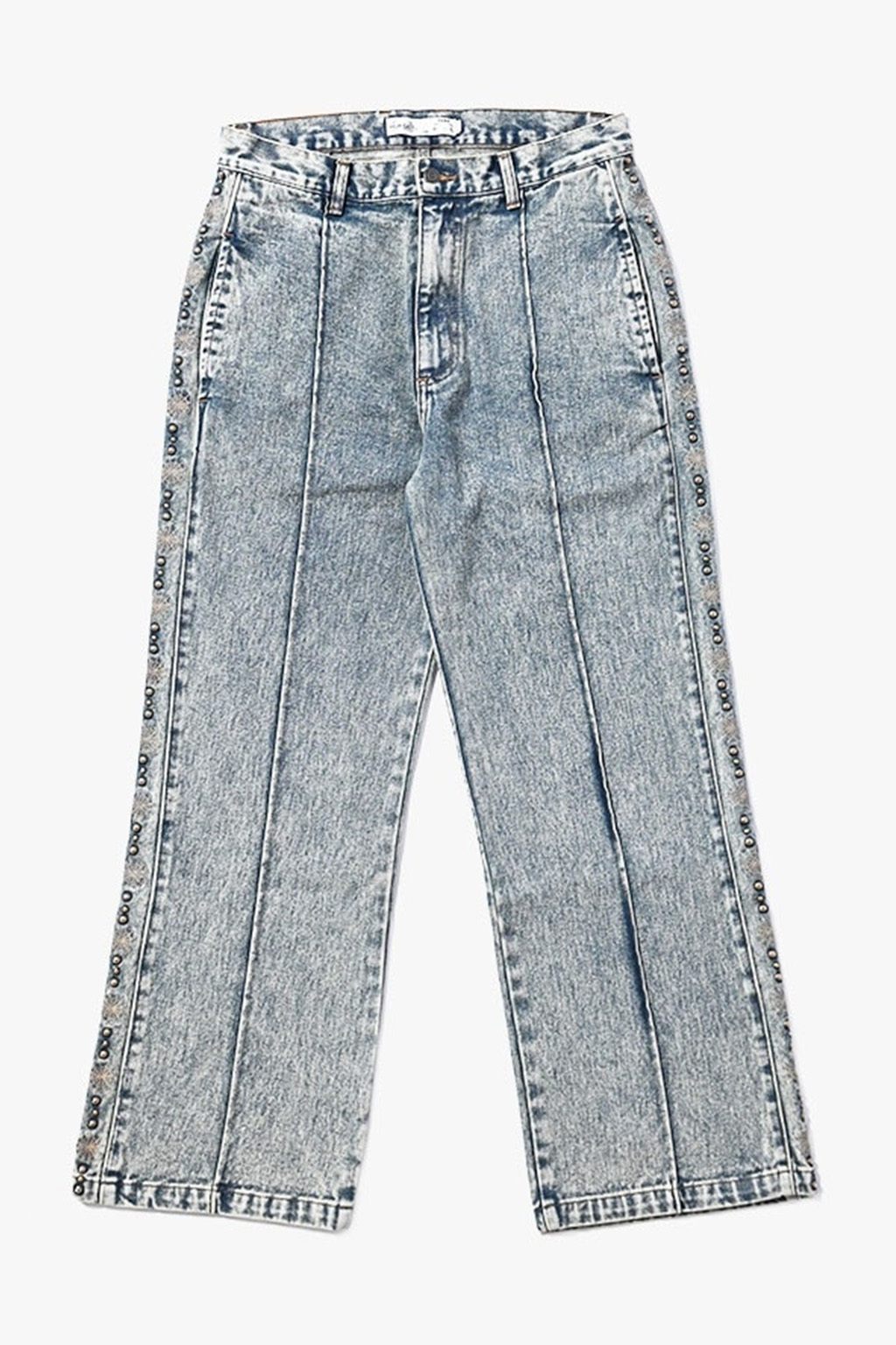 HIGH-GATE - SPIDER STUDS PANTS 'W.INDIGO' 26HG-SS0203