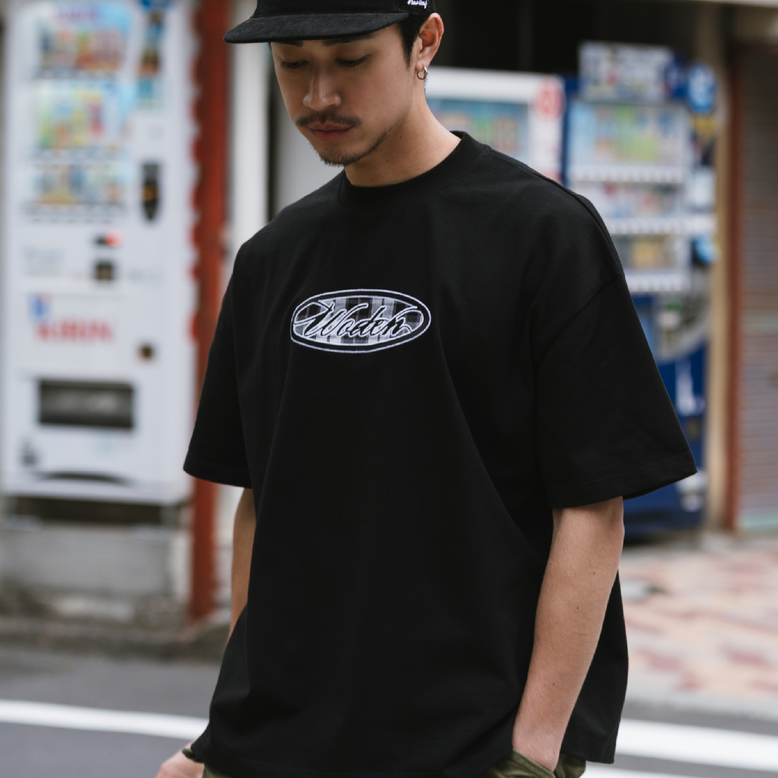 WODEN® Plaid Embroidery Tee 貼布格紋短Tee