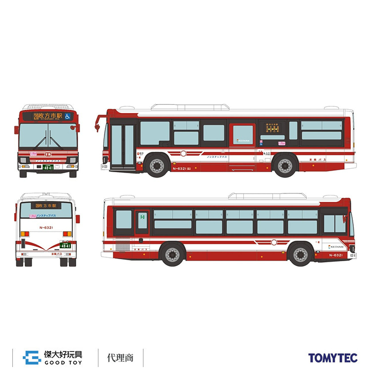 TOMYTEC 338413 巴士系列 全國巴士＜JH064＞京阪巴士
