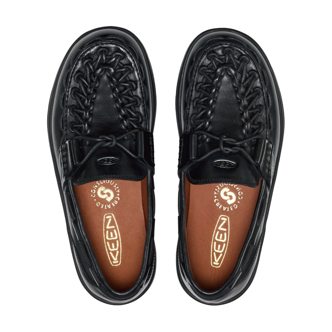 KEEN 女款 UNEEK LOAFER 編織樂福鞋 Nocturnal Black / 黑
