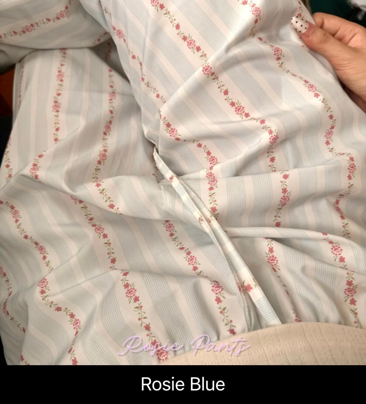 泰國小眾品牌Dopey. Puffy 平價版BM風 Rosie Pants 碎花休閒長褲