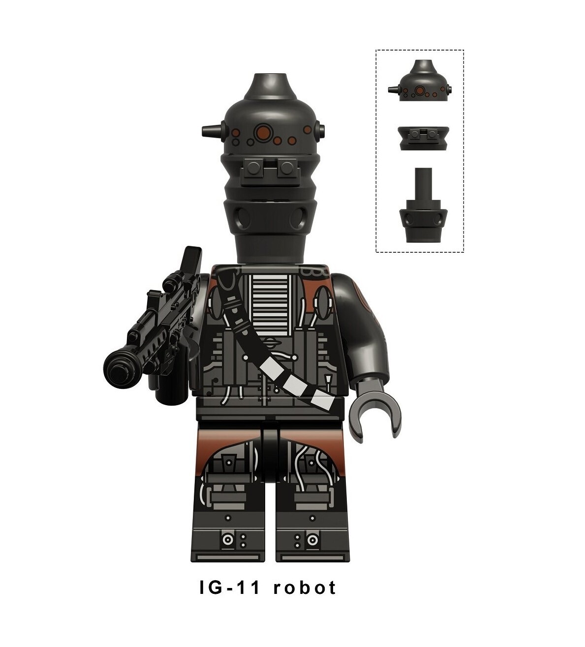 Star Wars IG-11 Robot Custom Minifigures Fit Lego KDL859 K2379