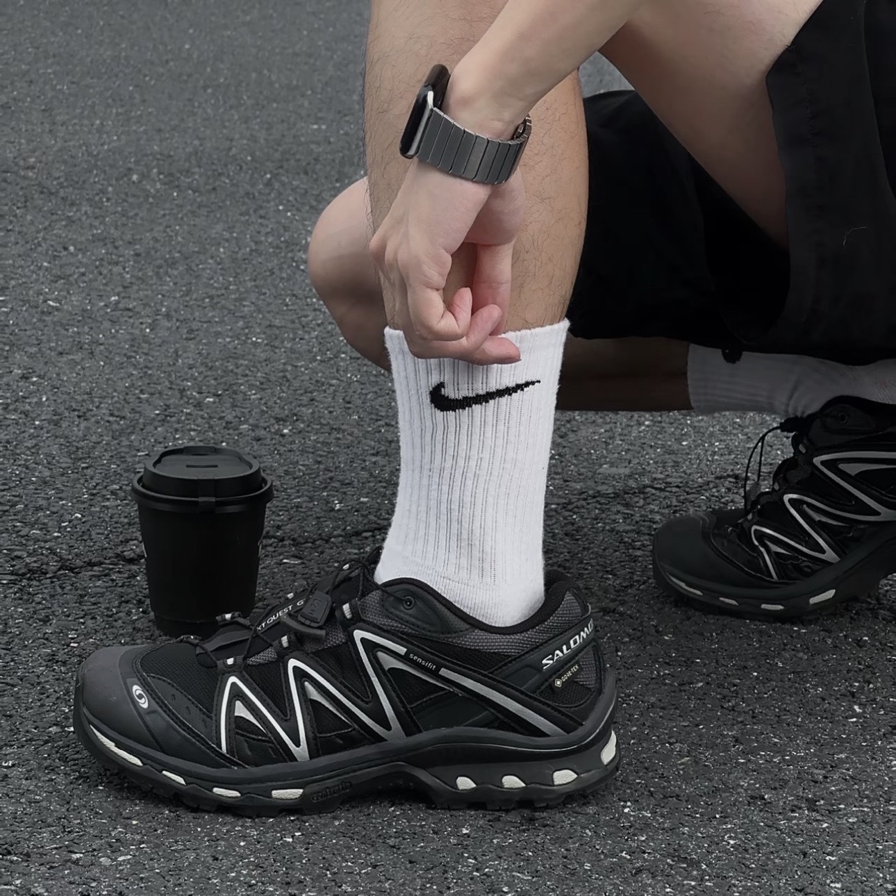 SALOMON XT-QUEST 黑銀 機能 越野 休閒 男款  491715
