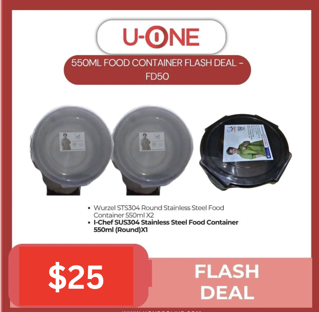 550ML FOOD CONTAINER FLASH DEAL - FD50