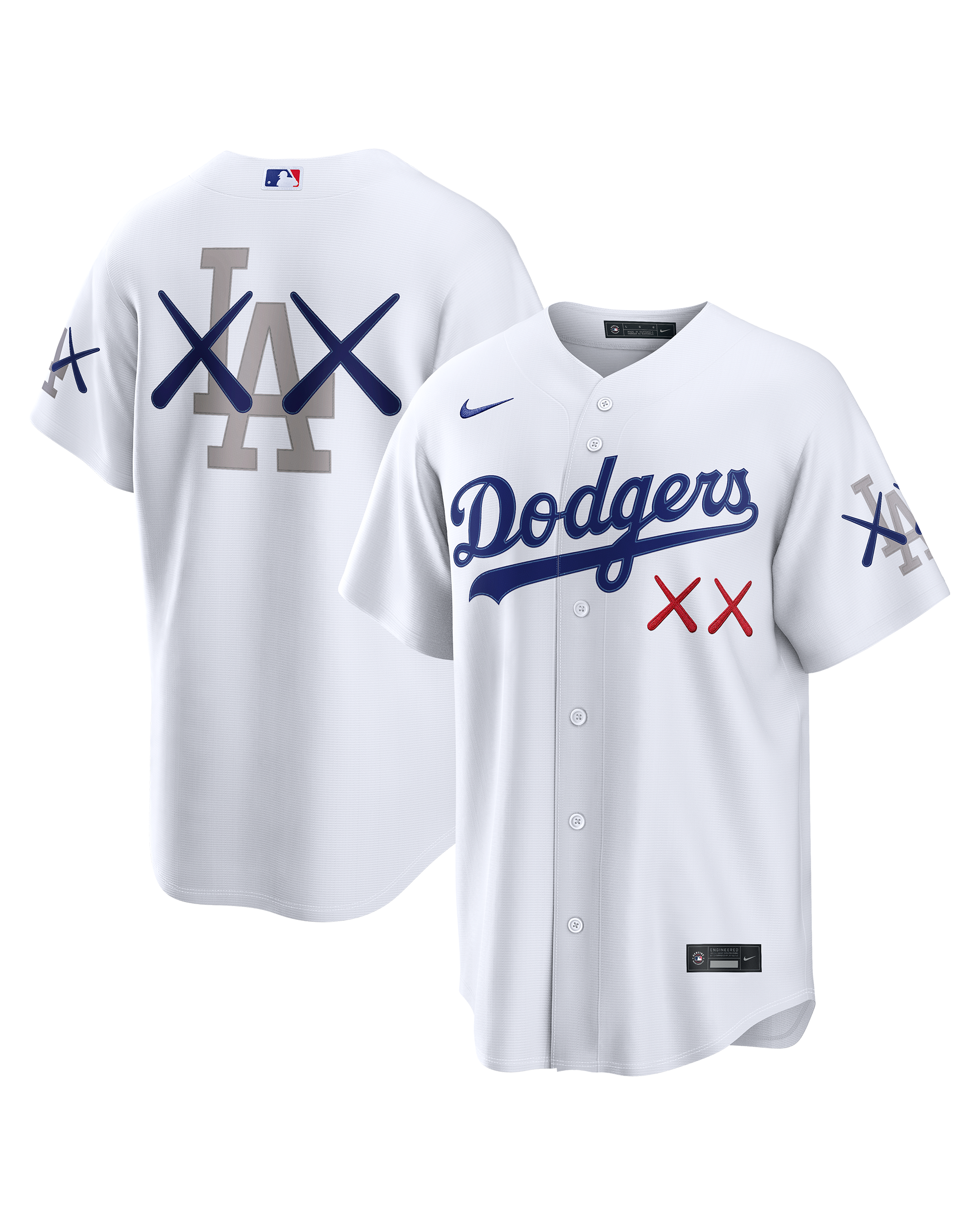 KAWS X Nike X MLB Authentic Jersey LA 道奇 NY 洋基 經典配色 球衣