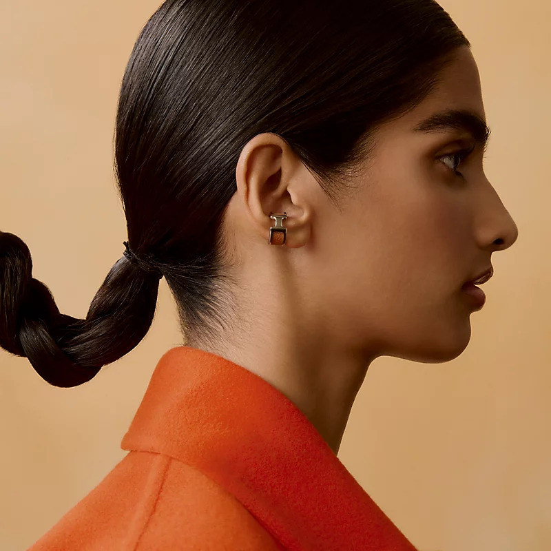 HERMES  OLYMPE EAR CUFF GOLD P 耳環夾 金銀
