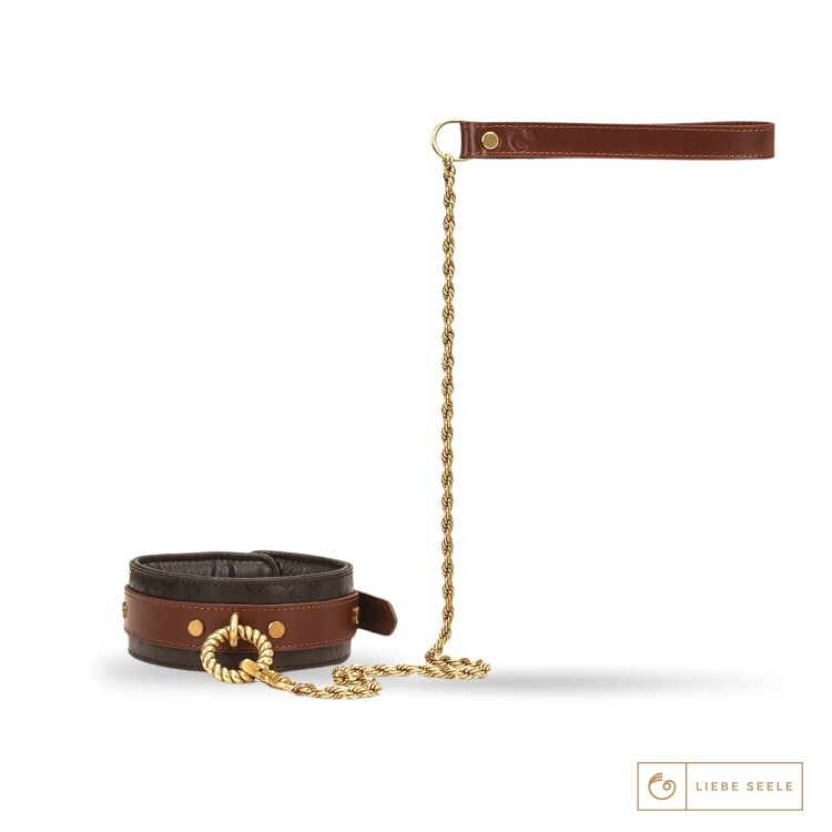 Liebe Seele The Equestrian 御馬皇家 真皮頸圈牽引繩 真皮SM道具 高級sm道具