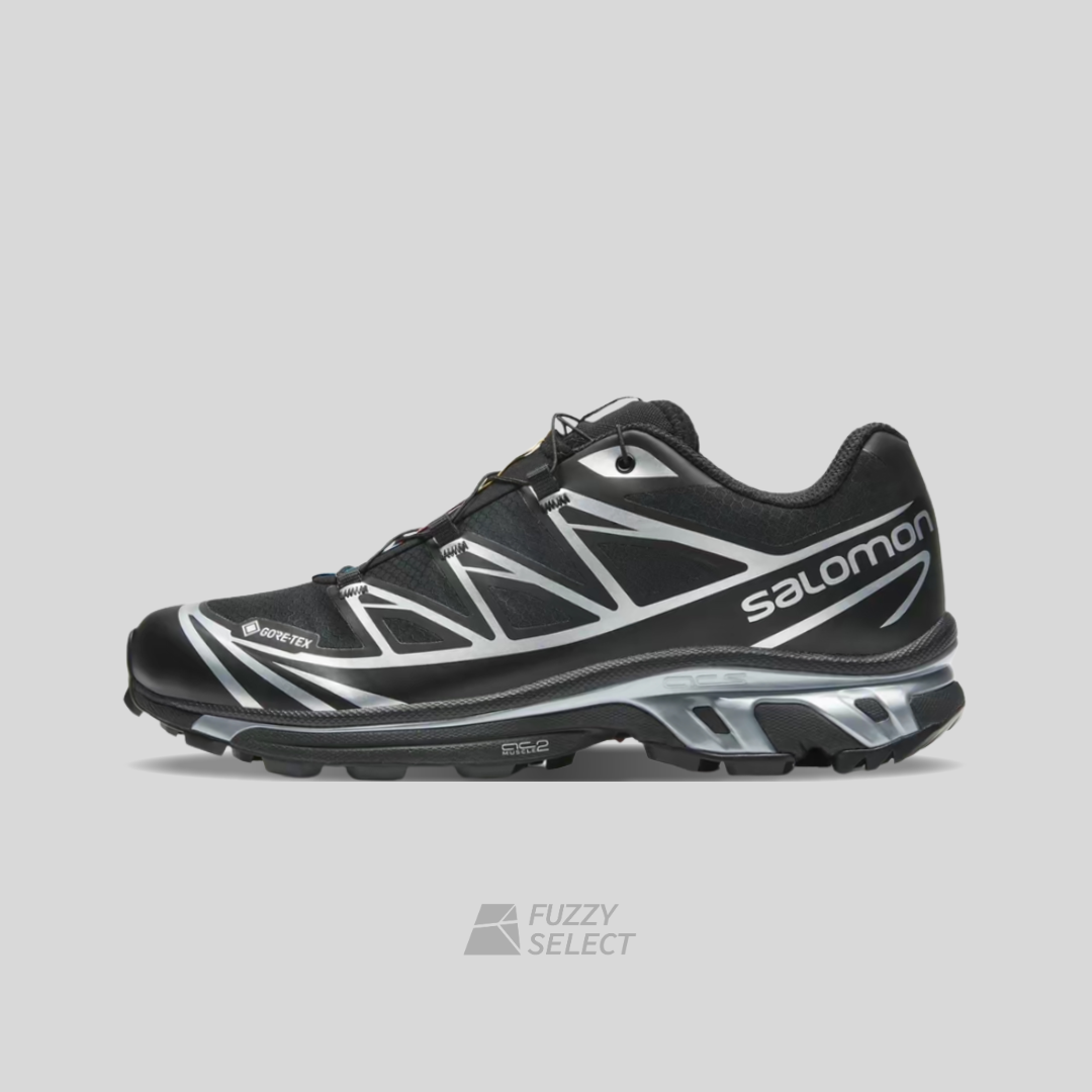 【逢甲 FUZZY】Salomon Xt-6 Gore-Tex "Black Silver" 黑銀 登山 防水鞋 474506