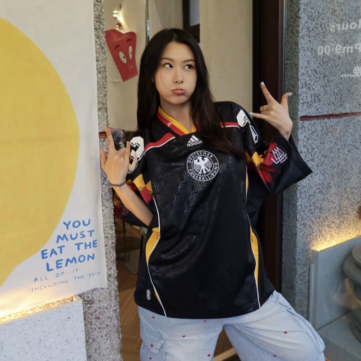 🇩🇪【代購】adidas Germany Bringback Remixed 復刻系列  德國國家隊 Bringback Remixed 寬鬆套頭運動短袖 T 恤