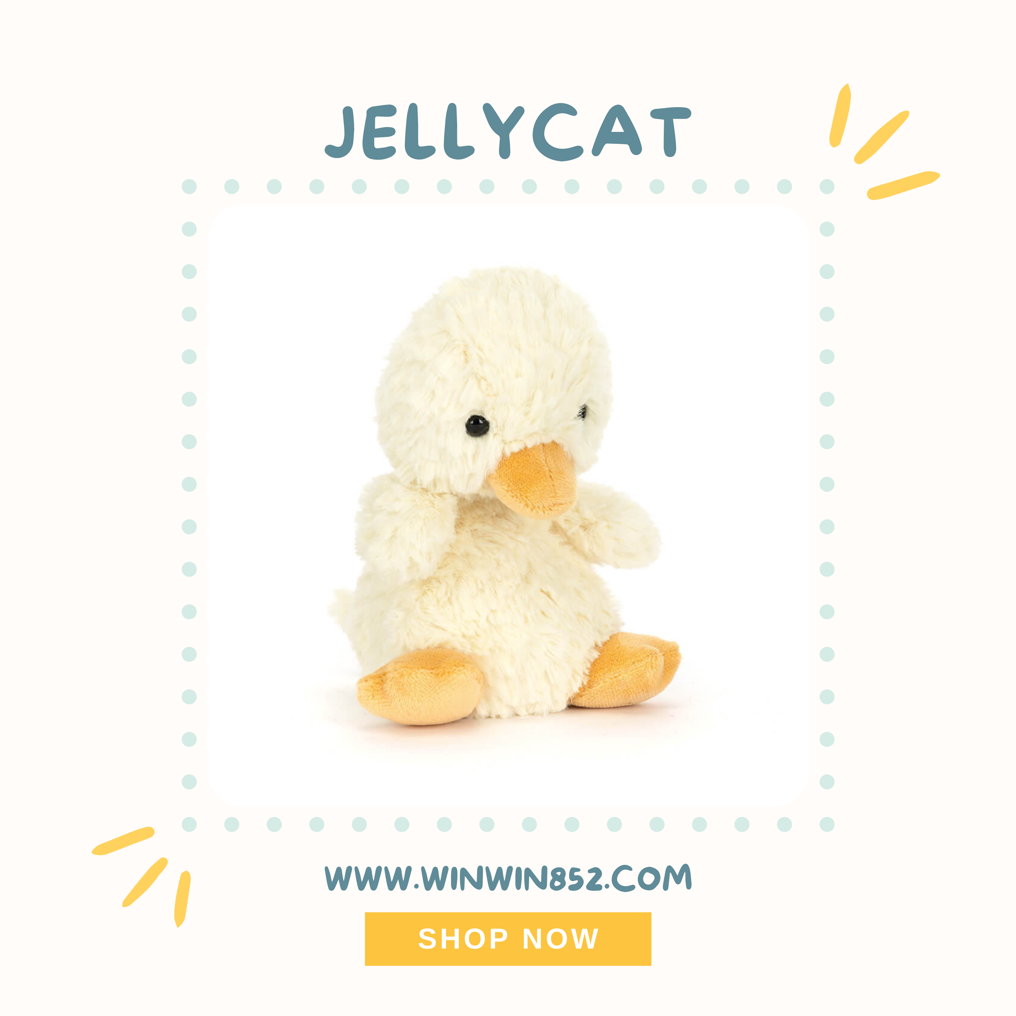 Jellycat Yummy Duckling