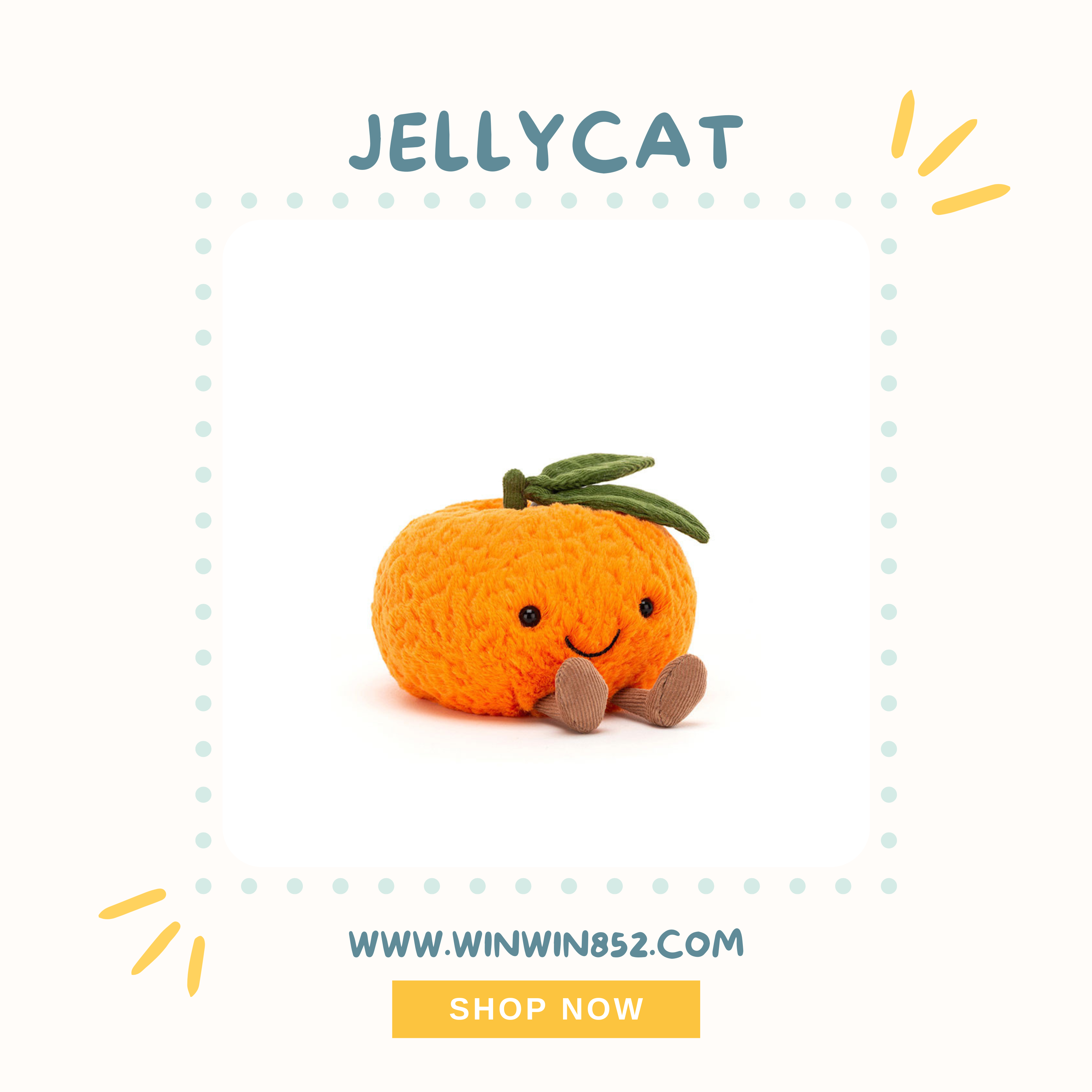 Jellycat Amuseables Clementine Small
