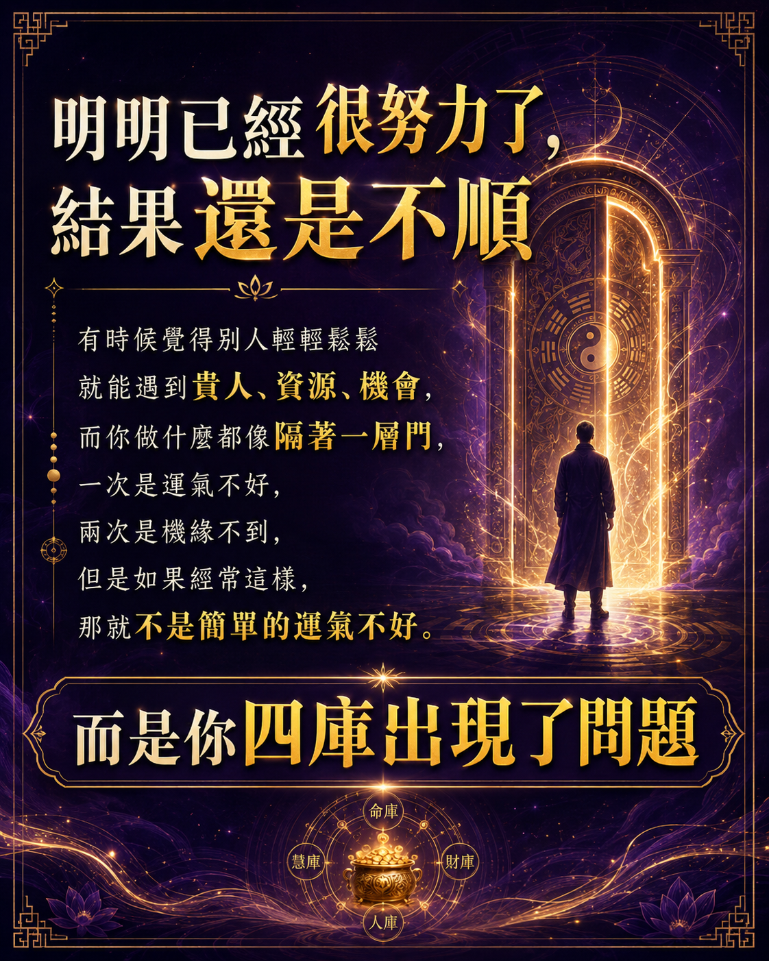 (預訂) 人生四庫 - 師傅親算解盤 × 水晶原石能量調理
