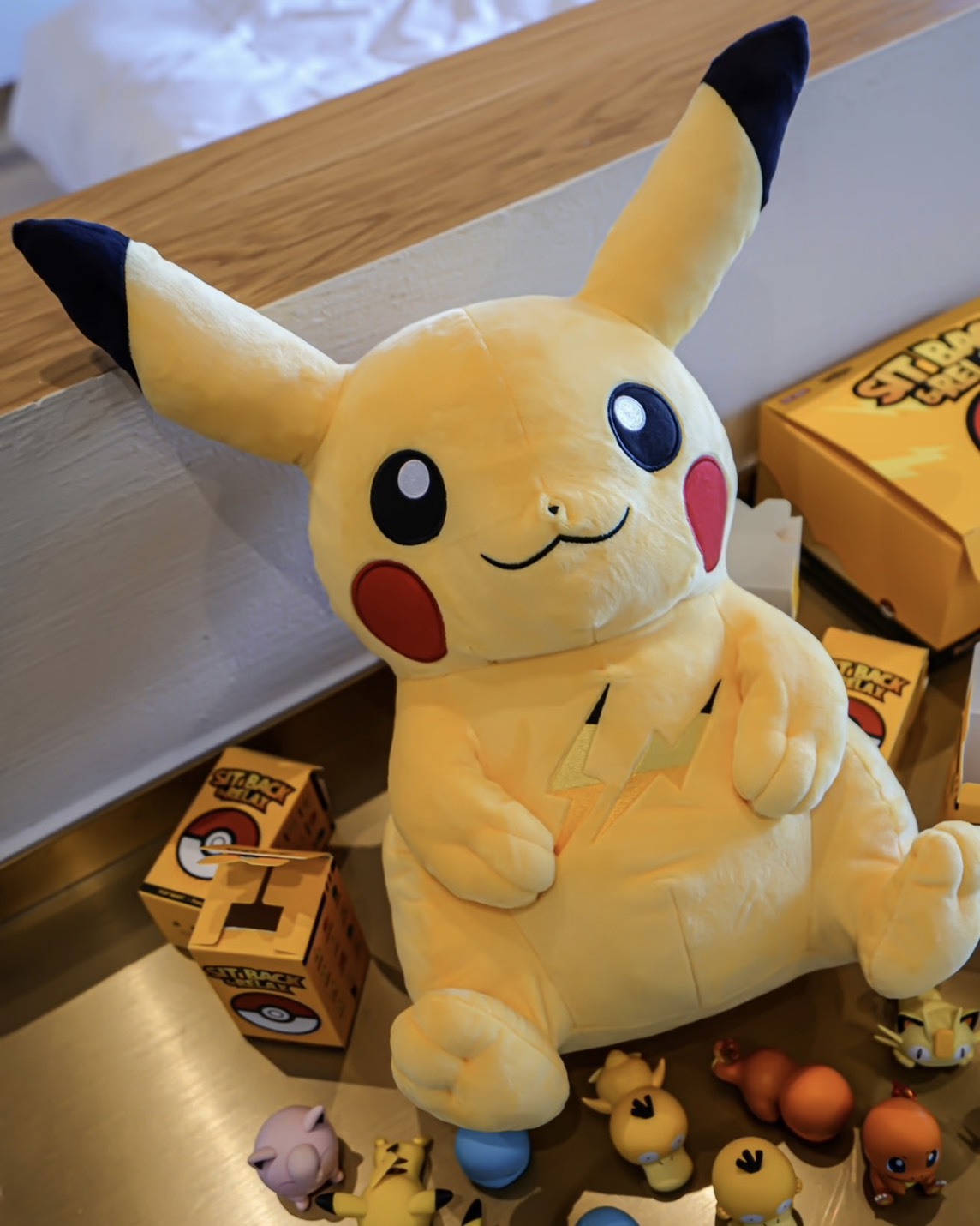<神級聯名⚡> Pokemon x Fragment 聯名 皮卡丘 藤原浩 大隻 毛絨 娃娃 38cm
