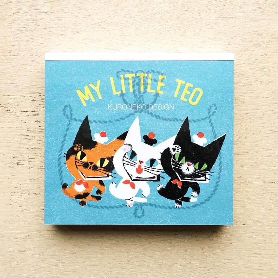 表現社｜黑貓意匠 MY LITTLE TEO 便籤
