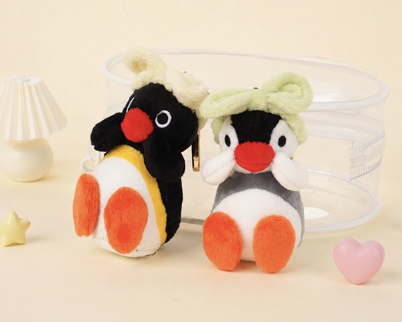 🇰🇷 PINGU 企鵝家族 正版授權 髮帶造型 鑰匙圈 吊飾 / 預購