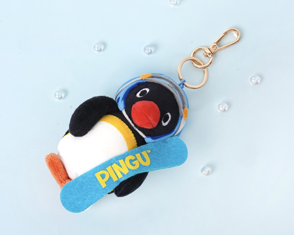 🇰🇷 PINGU 企鵝家族 正版授權 滑雪造型 鑰匙圈 吊飾 / 預購