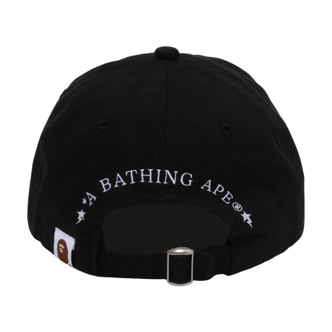 ☆ETW☆【EASY TO WEAR】BAPE APE HEAD ONE POINT PANEL CAP 猿人頭 老帽 經典 刺繡 棒球帽