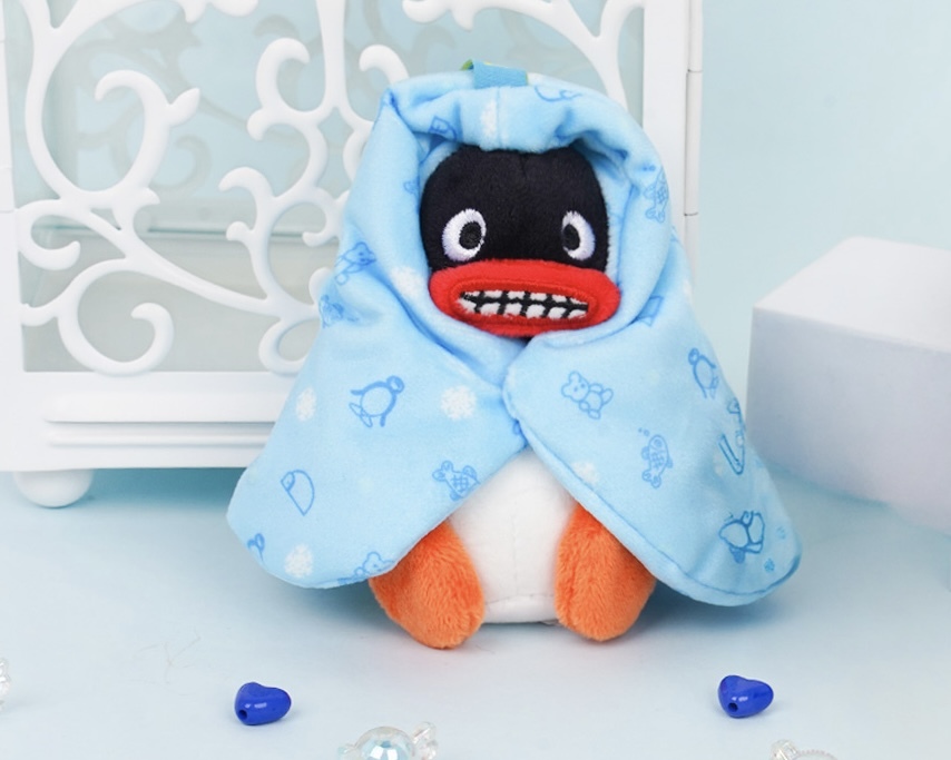 🇰🇷 PINGU 企鵝家族 正版授權 病人造型 鑰匙圈 吊飾 / 預購