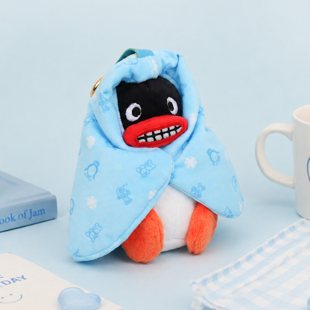 🇰🇷 PINGU 企鵝家族 正版授權 病人造型 鑰匙圈 吊飾 / 預購