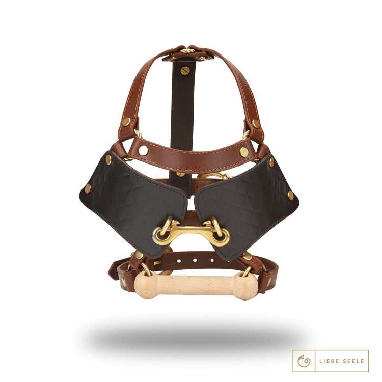 Liebe Seele The Equestrian 御馬皇家 馬眼罩 口球 口塞 真皮SM道具 高級sm道具