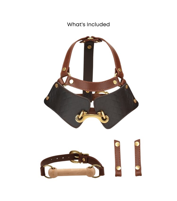 Liebe Seele The Equestrian 御馬皇家 馬眼罩 口球 口塞 真皮SM道具 高級sm道具