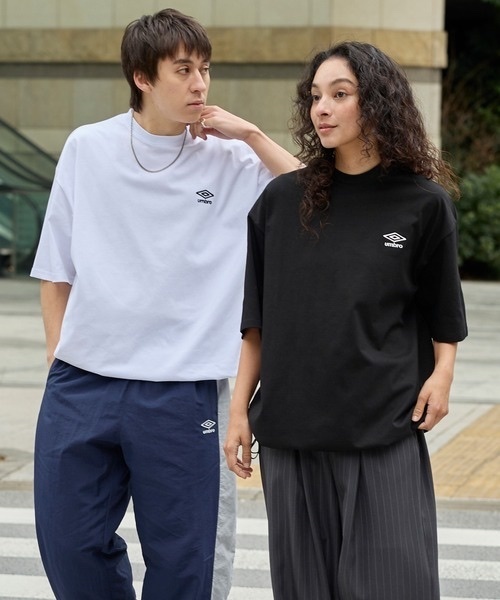 UMBRO / Drawstring Back Print Short-Sleeve T-Shirt