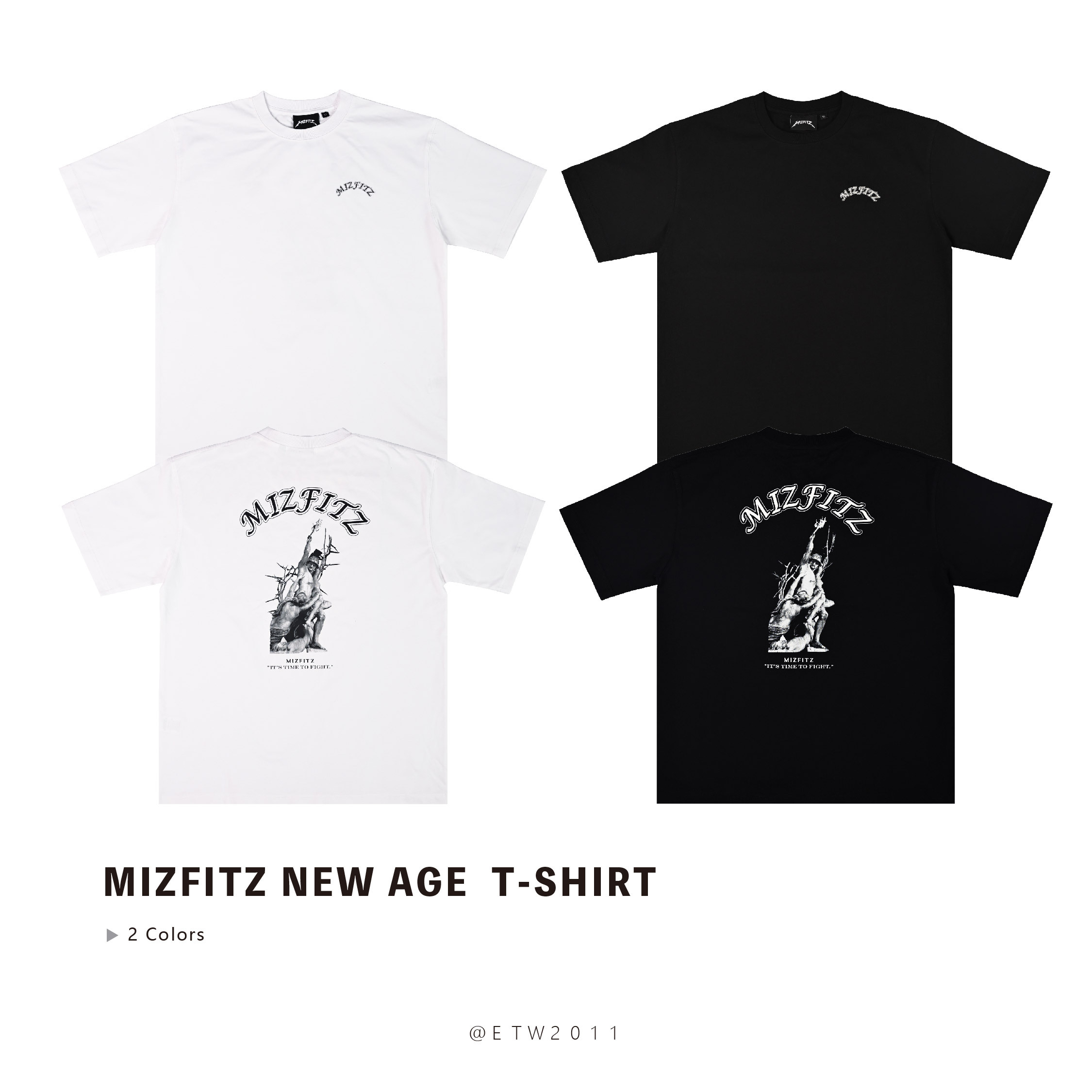 ☆ETW☆【EASY TO WEAR】MIZFITZ NEW AGE T-SHIRT 聖火 雕像 春夏 短T