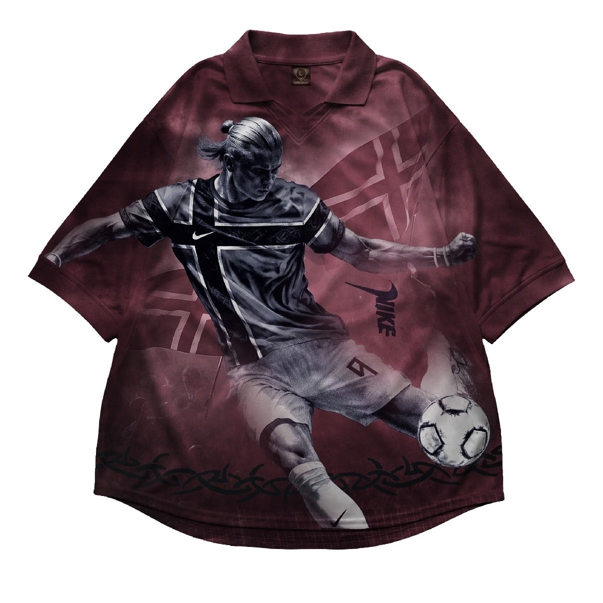 【代購/神級聯名】 CJ x Nike Athletes 復古短袖足球衣 哈蘭德 Haaland 同款