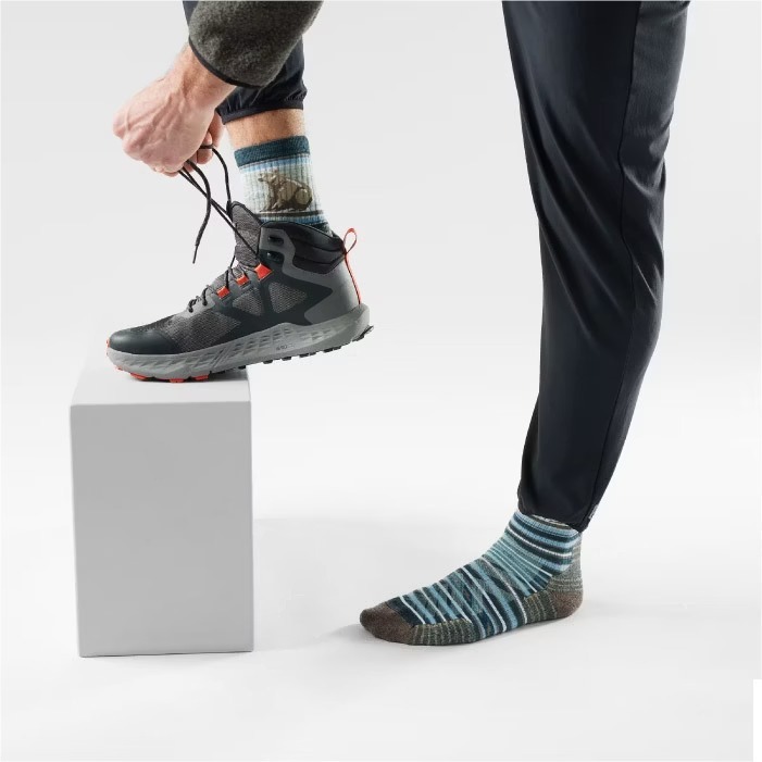SMARTWOOL 羊毛襪 機能戶外局部輕量減震中筒襪 熊 暮光藍 SW002880G74 [HappyOutdoor]