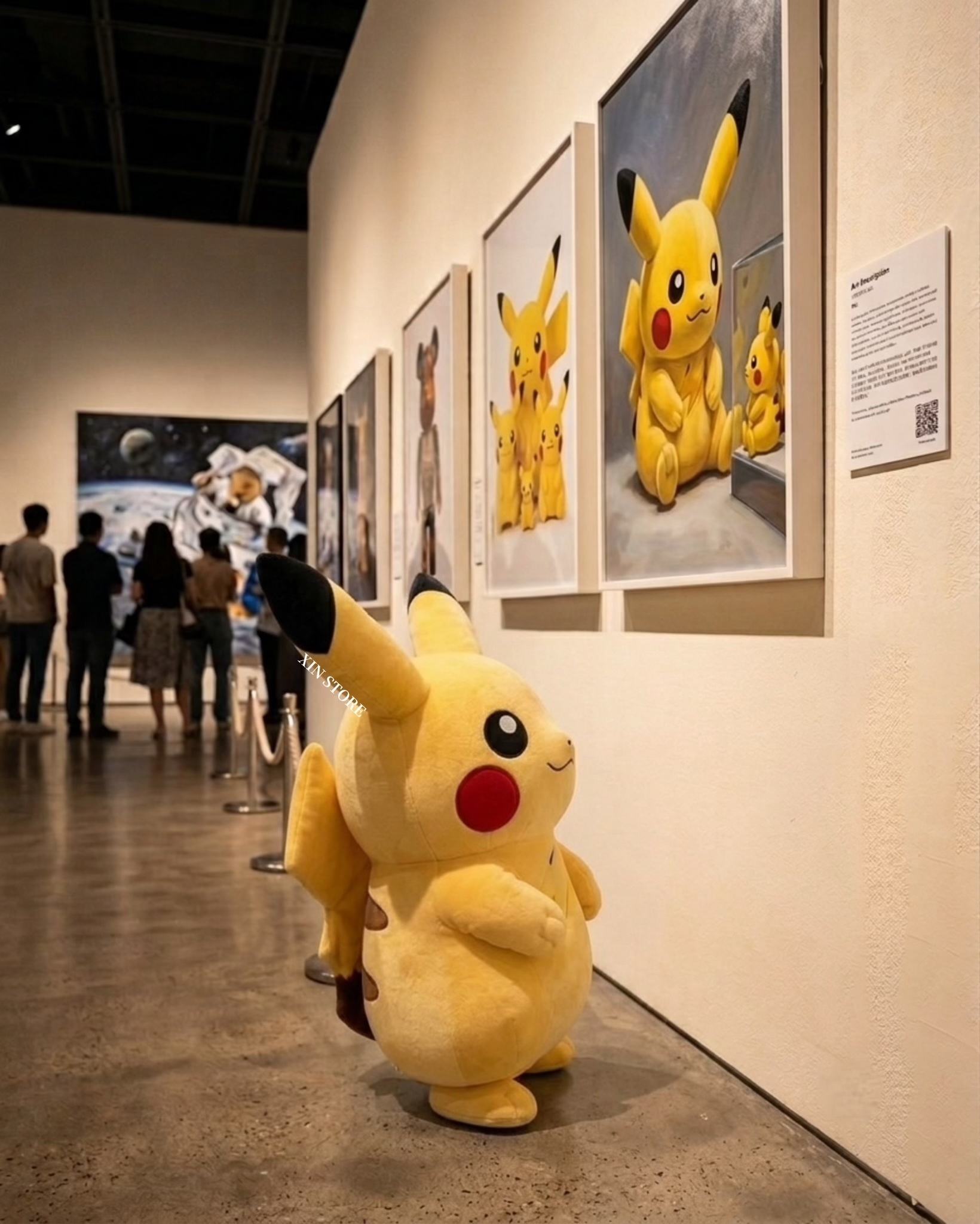 <神級聯名⚡> Pokemon x Fragment 聯名 皮卡丘 藤原浩 大隻 毛絨 娃娃 38cm