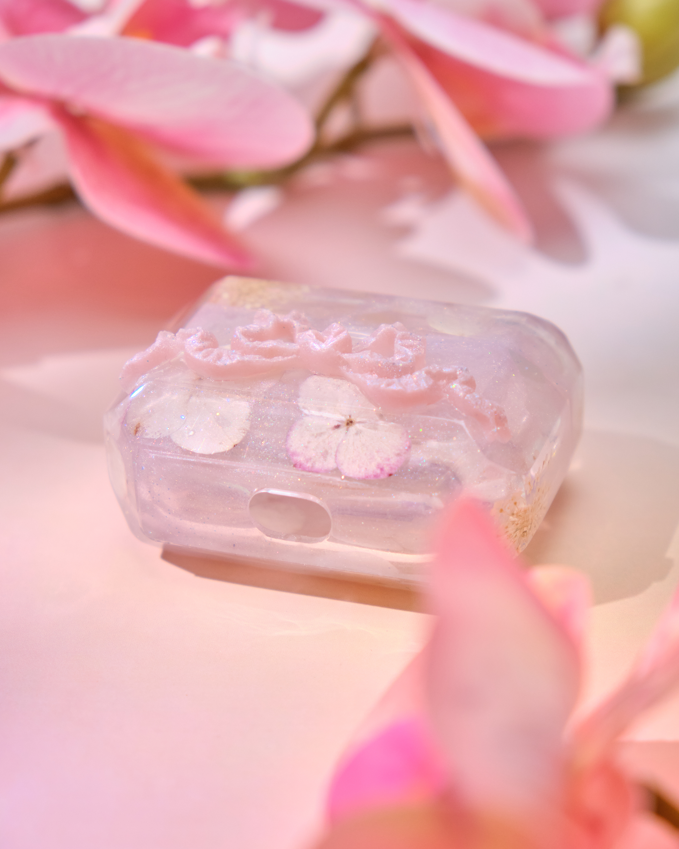 13909 Rose Ribbon Bow AirPods Pro Case