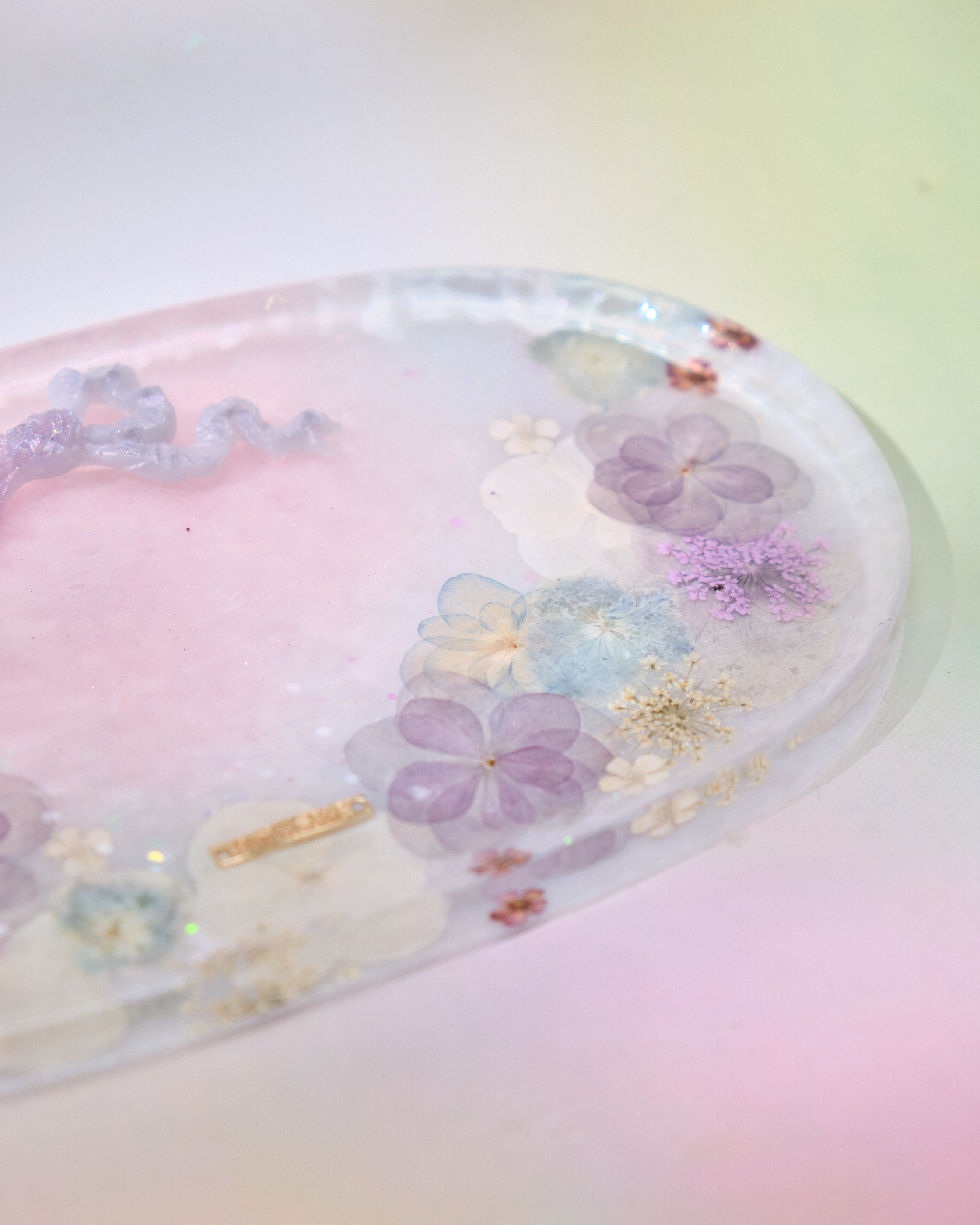 13916 Lilac Dream Oval Tray