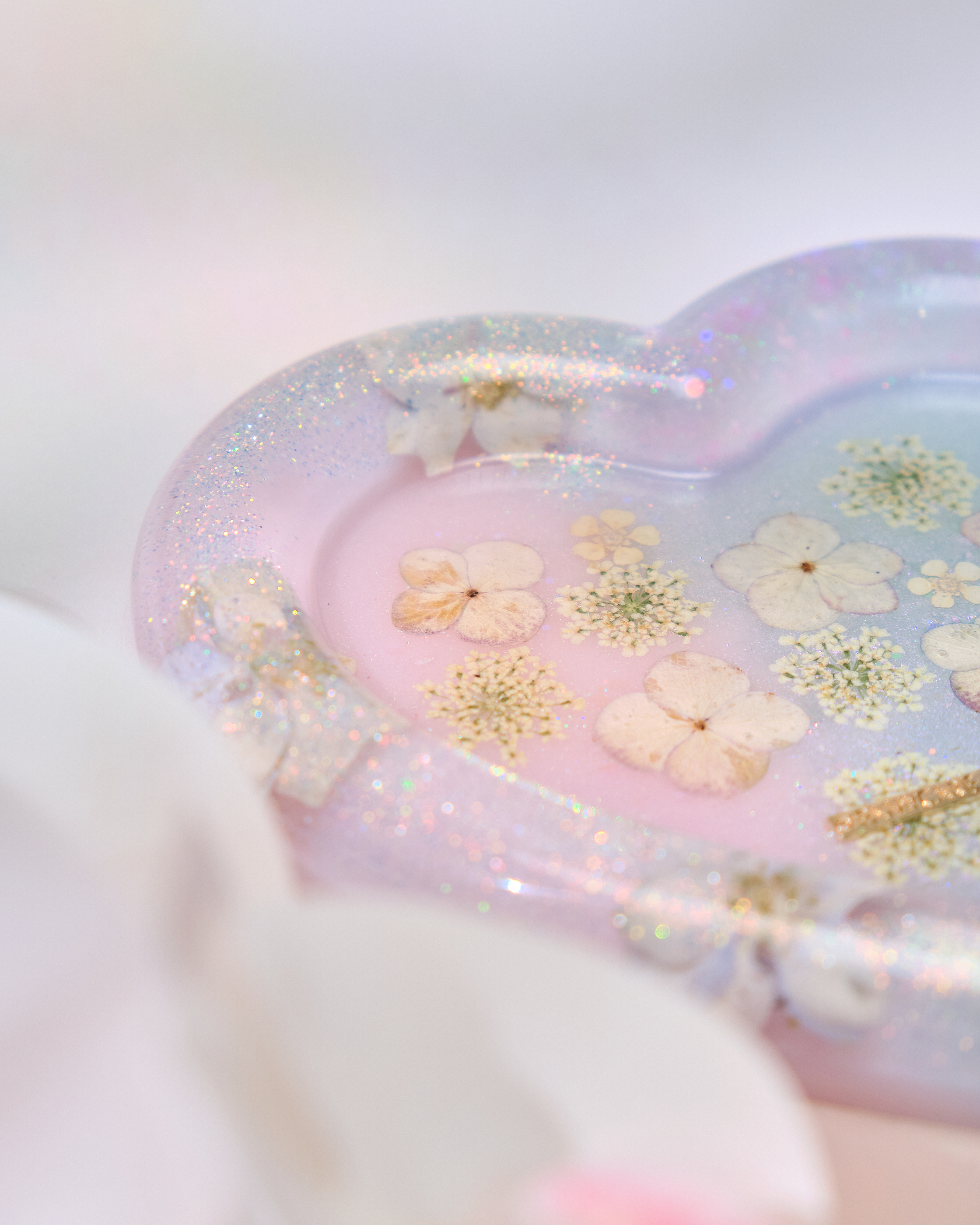 13917 Sakura Heart Tray