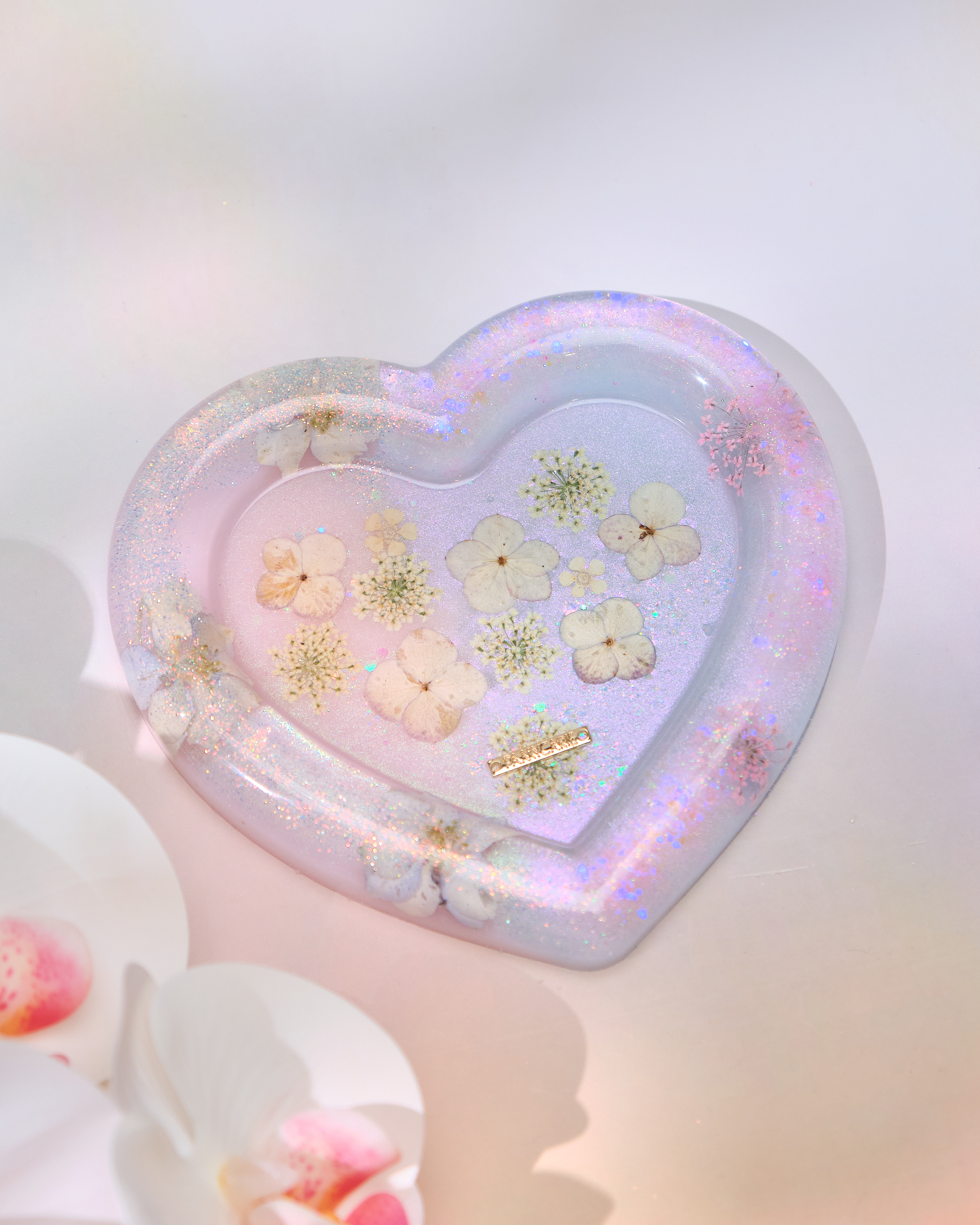 13917 Sakura Heart Tray