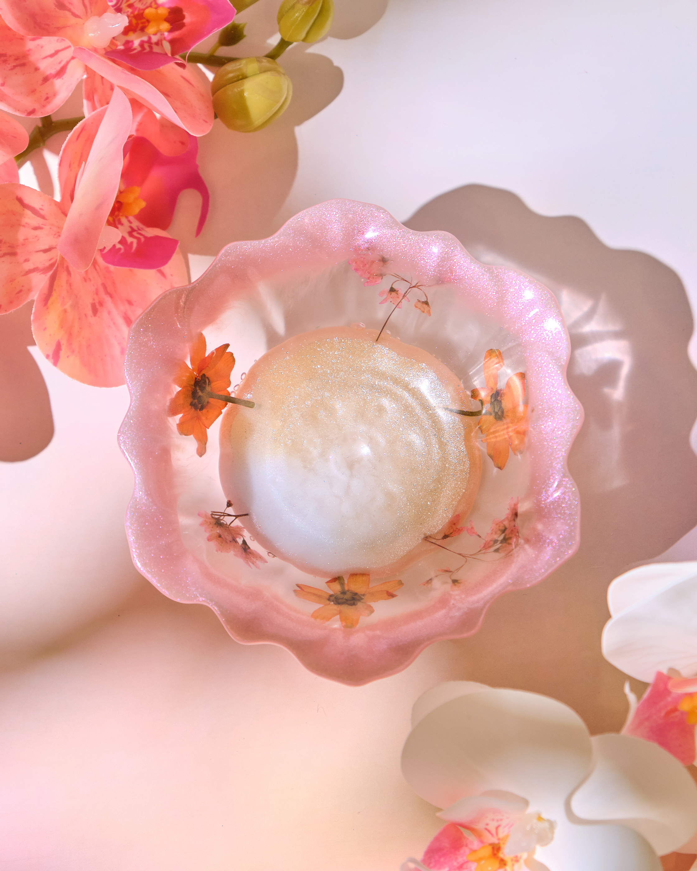 13921 Petal Shell Trinket Bowl