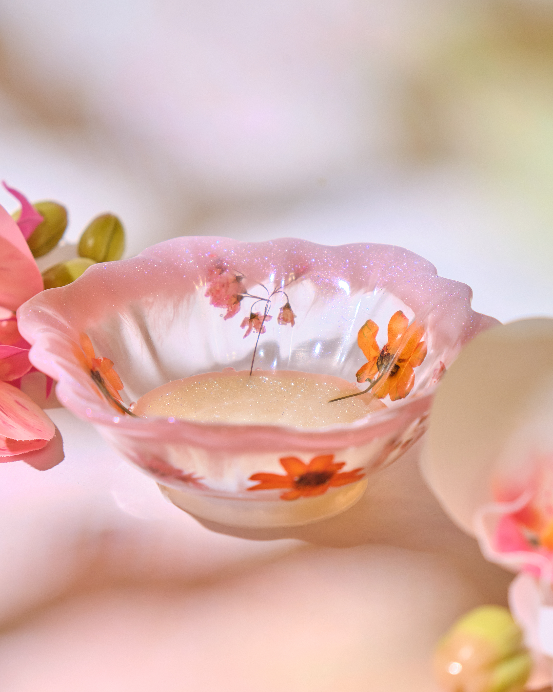 13921 Petal Shell Trinket Bowl