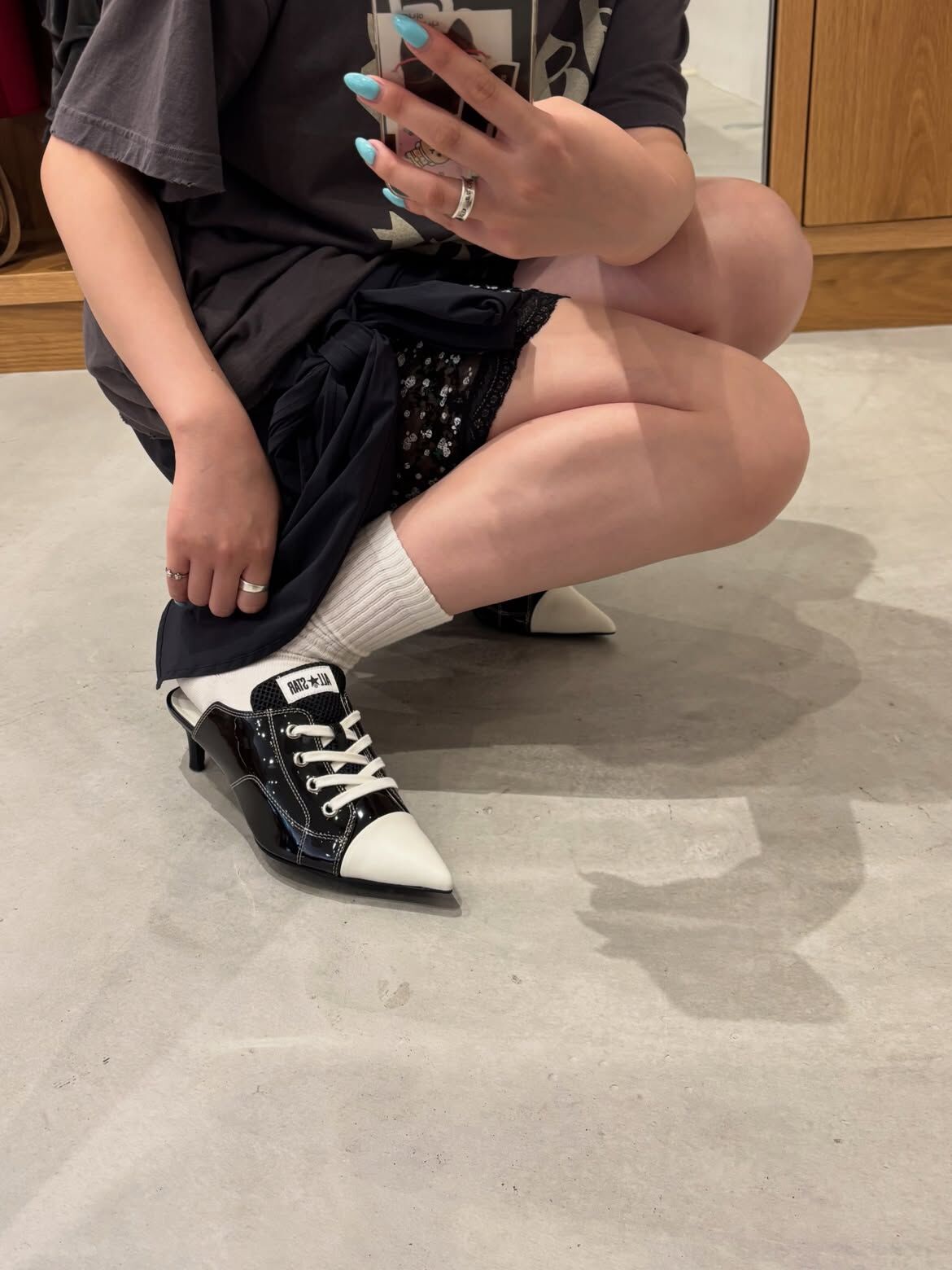 日本限定🇯🇵 CONVERSE ALL STAR POLARIGE MULE 尖頭鞋 穆勒鞋 高跟鞋 女鞋 黑色 31318431 / 預購