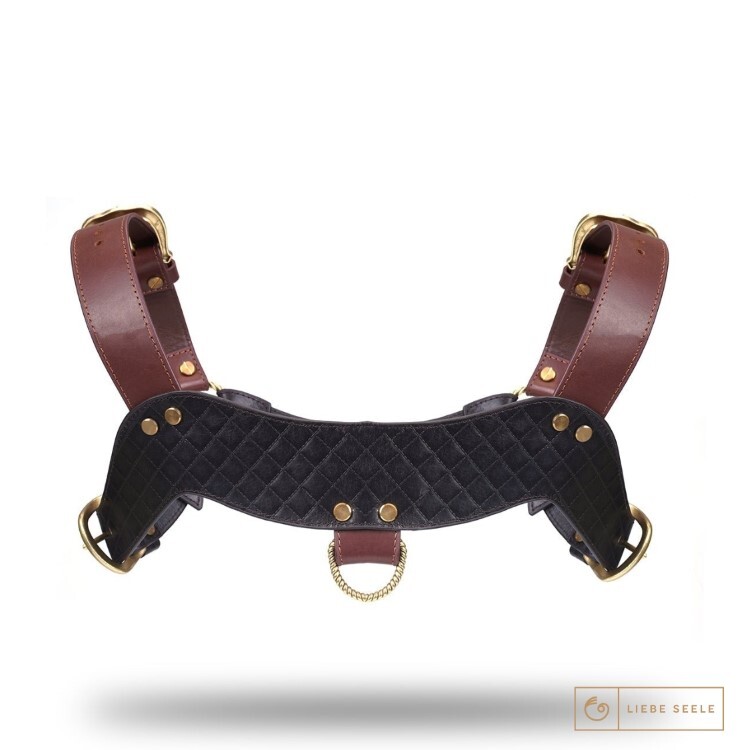 Liebe Seele The Equestrian 御馬皇家 束縛胸甲 sm束縛衣 真皮SM道具 高級sm道具