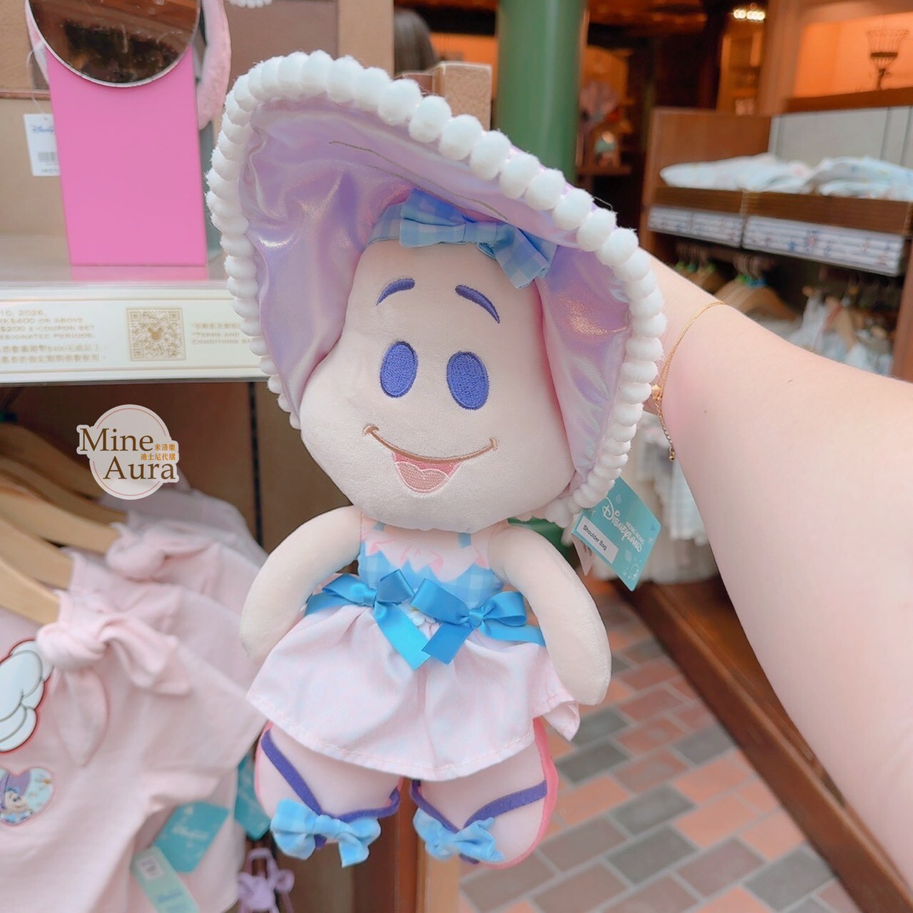 牡蠣寶寶 閃耀夏日 系列 娃娃玩偶造型 斜背 小包 愛麗絲夢遊仙境 Alice in Wonderland -香港迪士尼樂園